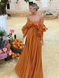 Ruffled Chic Maxi Dress