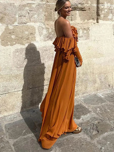 Ruffled Chic Maxi Dress