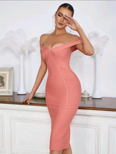 Offshoulder Bandage Dress