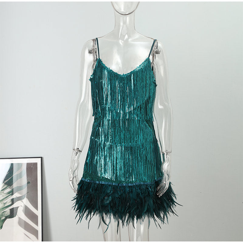 Tassels Evening Party Dress