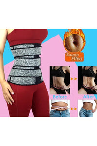 Branded 3 Straps Neoprene Waist Trainer Sweat Belt Body Shaper Corset with hooks