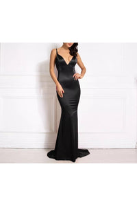 Backless Bodycon Evening Dress