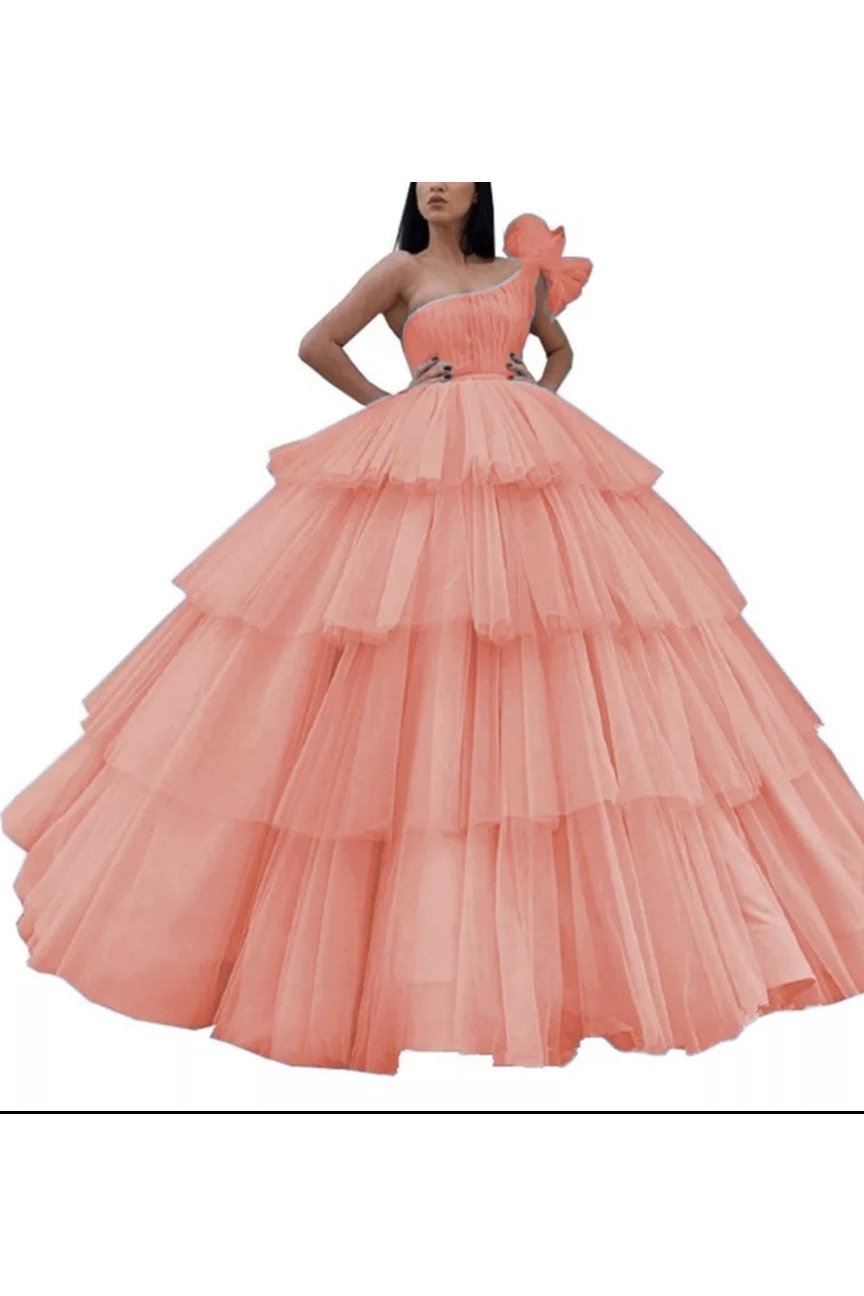 Tutu Tiered Ball Gown