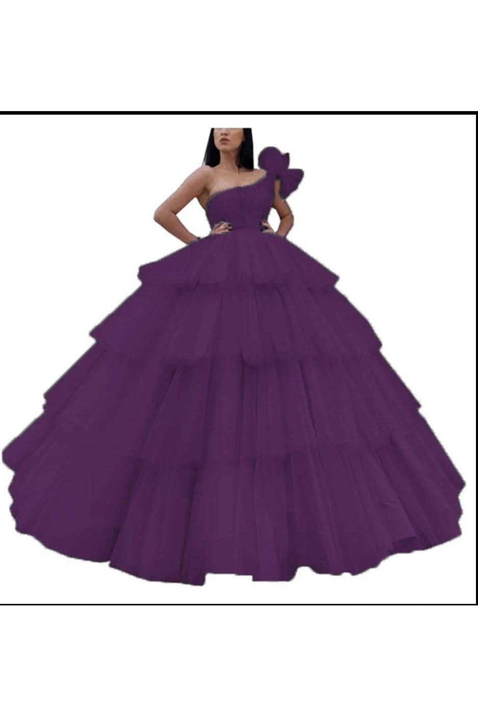 Tutu Tiered Ball Gown