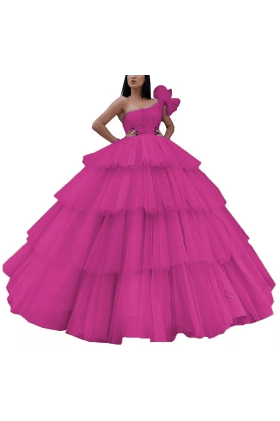 Tutu Tiered Ball Gown