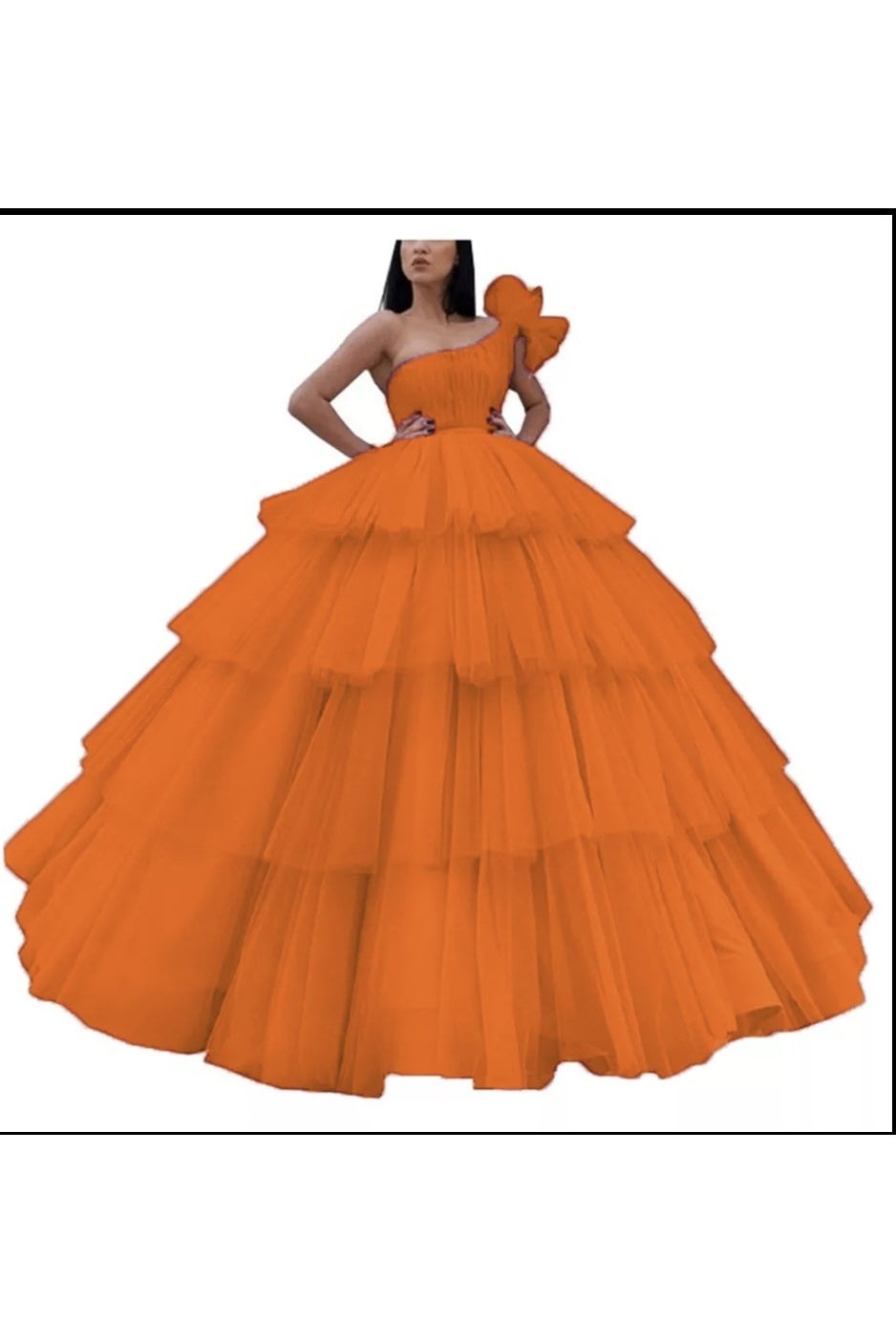 Tutu Tiered Ball Gown