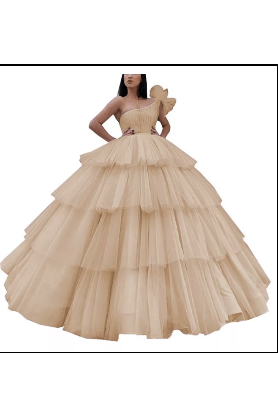 Tutu Tiered Ball Gown