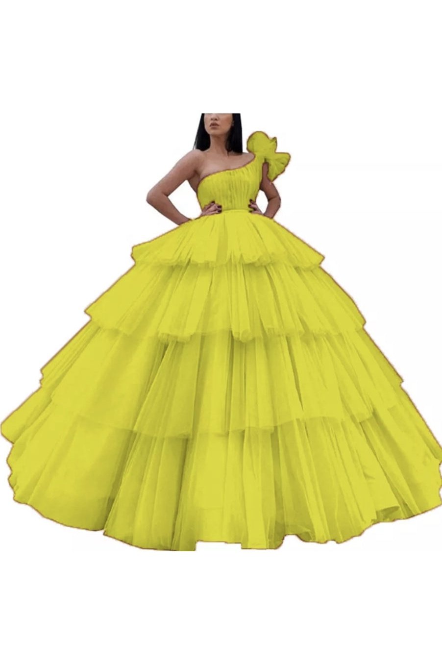 Tutu Tiered Ball Gown