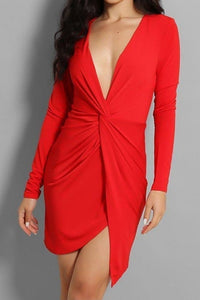 Red mini  dress