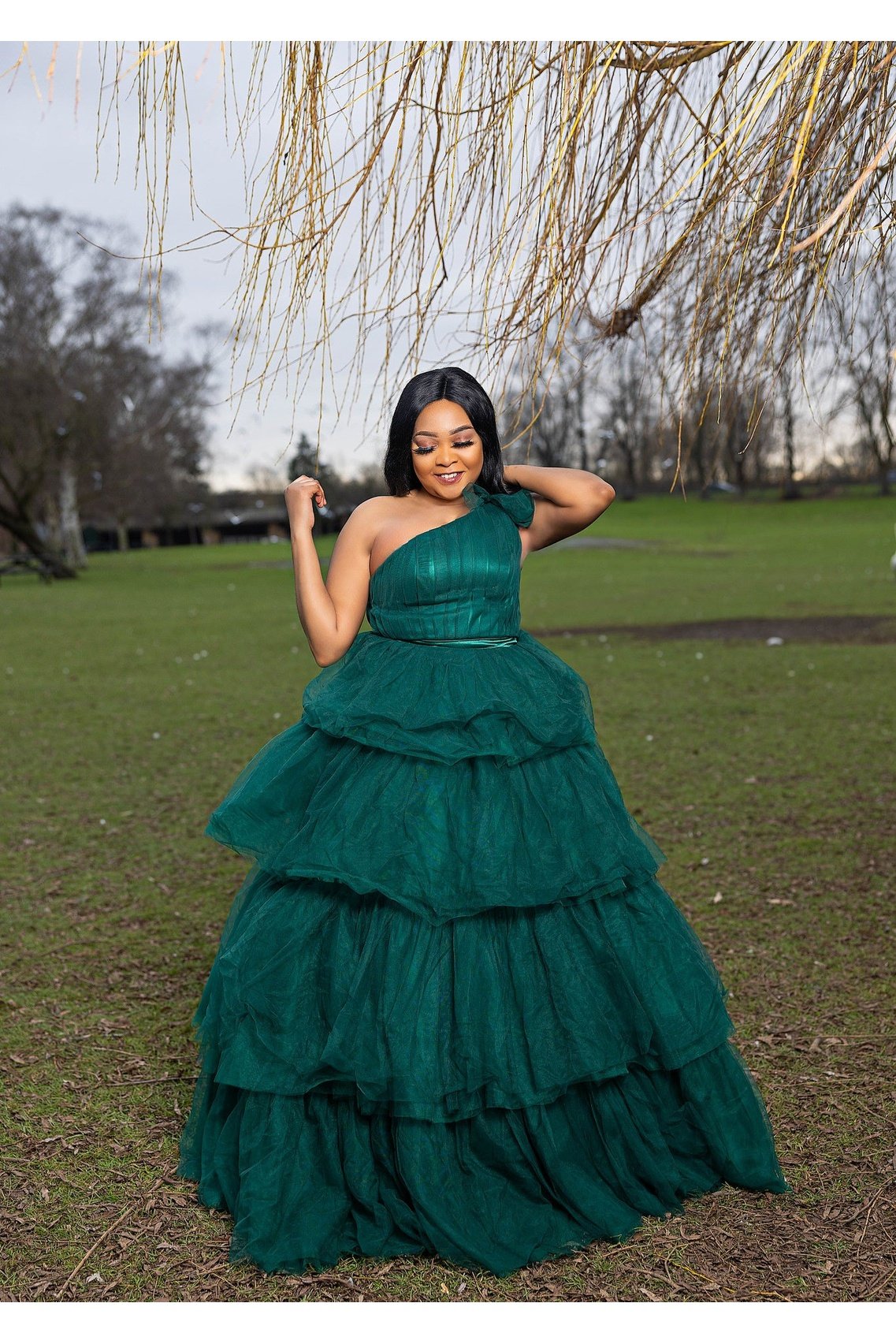 Tutu Tiered Ball Gown