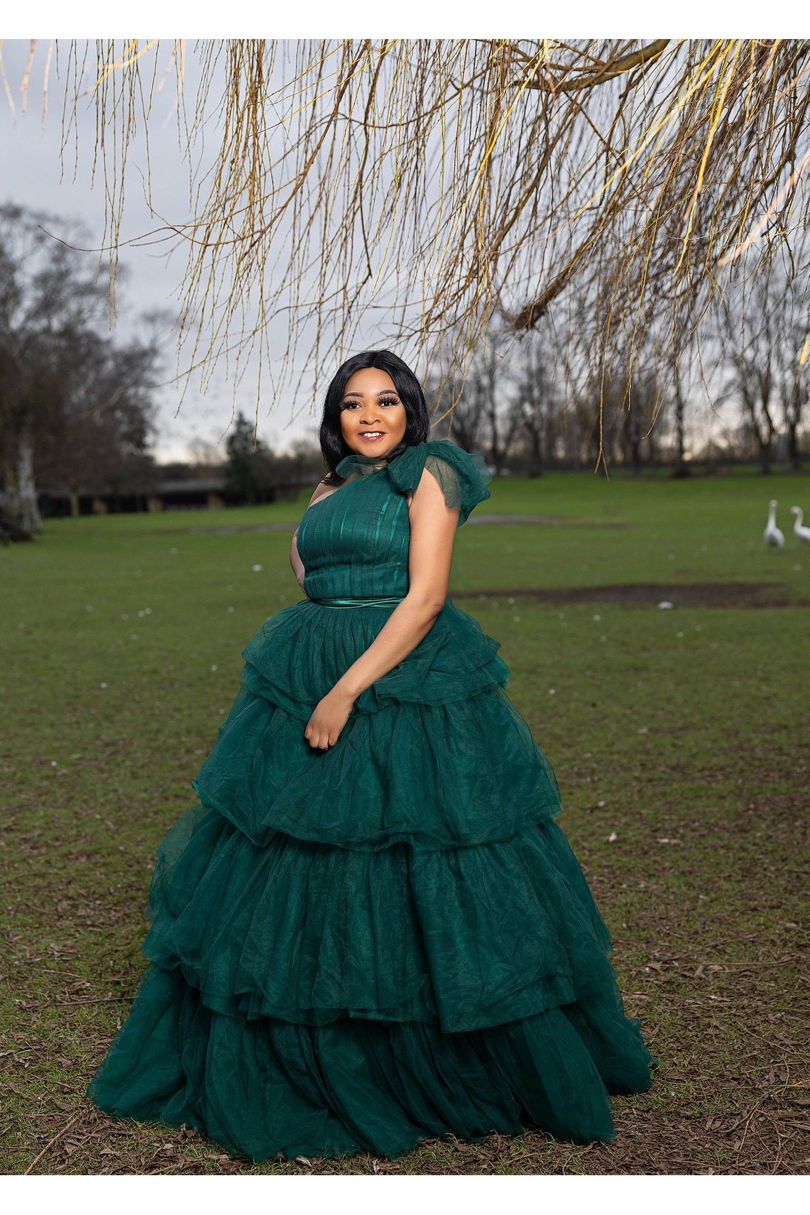 Tutu Tiered Ball Gown